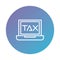 Laptop with tax obligation ebusiness degraded style