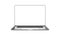 Laptop template isolated on white. Mockup.