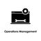 laptop, tools, operations management icon. Element of business icon for mobile concept and web apps. Detailed laptop, tools,