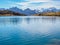 Laramon lake in french alps, Ecrins national park, France