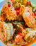 Larb Goong, Shrimp Salad, Thai food, Northeastern region