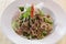 Larb mince beef salad Traditional Thai food
