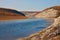 Larch taiga on the banks of Siberian rivers