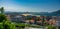 Laredo city panorama with beach and bathers