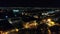 Laredo at Night, Texas, Downtown, Drone View, Amazing Landscape