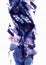 Large abstract watercolor background. Vivid blue and purple colors on grainy textured paper. Large raster illustration.