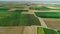 Large agricultural land, corn, wheat and beet production areas