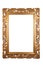 Large Antique Baroque Picture Frame in Gold