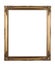 Large Antique Baroque Picture Frame in Gold