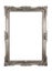 Large Antique Silver Baroque Picture Frame