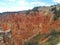 Large area of rock formations at Bryce Canyon National Park