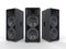 Large Audio Speakers on White Background