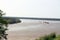 Large Barge on the Mississippi River