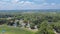 Large baseball fields near row of manufactured, modular, and mobile homes in Richland, Rankin County, Mississippi suburb of