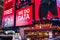 Large Billboards above the Times Square â€“ 42nd Stree Subway station