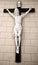 Large black crucifix  with Jesus Christ