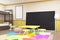 Large blackboard in children\'s room