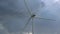 Large blades of alternative electricity source windmill