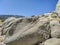 Large boulder formation at Isabella lake