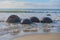 Large Boulders On The Beach