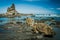 Large boulders near Eagles Nest rock in Australia.