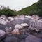 Large boulders in Upper Little Susitna river