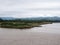 The large boundary river between Thailand and Myanmar