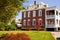 Large brick mansion with porch