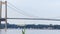 Large Bridge over Great Belt in Denmark
