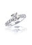 Large brilliant cut modern diamond engagement wedding ring