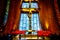 The large bronze Crucifix in the Chapel of the Holy Cross