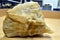 Large calcite Mineral yellow