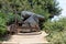 Large calibre cannon in Castell de Montjuic, Barcelona, Spain, Europe