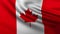 Large Canadian flag background fluttering in the wind
