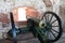A large cannon at Fort Pulaski National Monument near Savannah Georgia