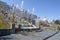 Large cascade of fountains of the Peterhof