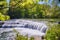 Large cascading waterfalls in the forest