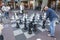 Large chess game on the streets of Amsterdam