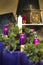Large Christmas Advent Wreath Candles for Catholic Church Celebration