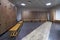 Large clean locker room interior