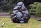 Large Corundum stone beside Ho Chi Minh Mausoleum, Hanoi, Vietnam