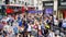 Large crowd fills Oxford Circus Station in London