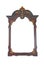 Large Decorative Mirror with Ornate Wooden Frame
