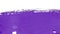 Large drops of violet paint fall on the white surface and it is stain, leaving large blots and making large splashes and