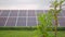 Large Electric Photovoltaic Solar Panel Array
