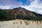 Large escarpment of bedrock, Fraser Island