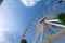 Large Ferris wheels Sky Background