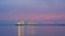 Large five-masted passenger ship schooner in the Bay