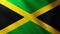 Large Flag of Jamaica background in the wind