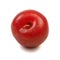 Large fresh ripe plum nectarine, healthy ingredient isolated on